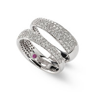 Кольцо Roberto Coin Diamond Classic ADR888RI0940 12