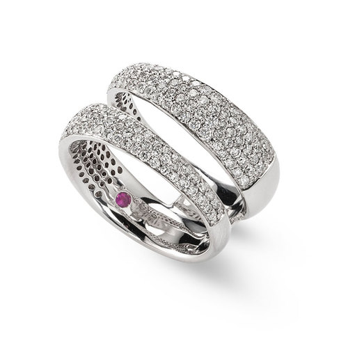 Кольцо Roberto Coin Diamond Classic ADR888RI0940 12