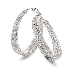 Серьги Roberto Coin Diamond Classic ADR888EA0910