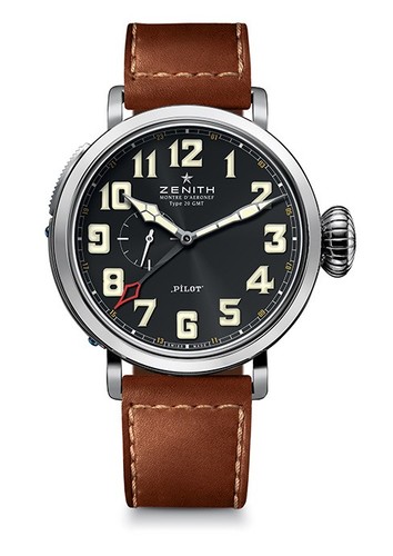 Zenith Pilot Montre Aeronef Type 20 GMT 48 ММ 03.2430.693/21.C723