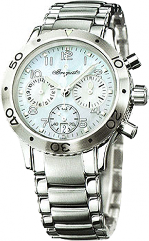 Breguet Type XX Transatlantique Dame (SS / Blue MOP / SS) 4820ST/59/S76