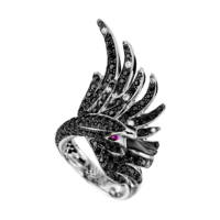 Boucheron Cypris Black Sapphire Ring