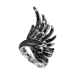 Boucheron Cypris Black Sapphire Ring