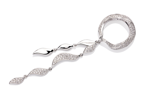 Cantamessa Medusina ring white R 0022 W