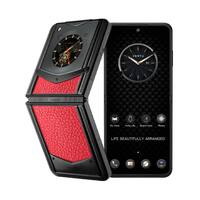 VERTU Ironflip Raspberry Red Calfskin