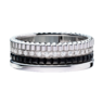 Boucheron Quatre Black Edition Small Ring With Diamonds