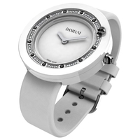 Damiani BELLE EPOQUE White Ceramic and Diamonds Ref.30014562