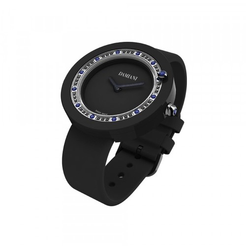 Damiani BELLE EPOQUE Black Ceramic and Sapphires 30014567