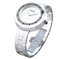 Damiani BELLE EPOQUE White Ceramic and Diamonds Ref.30017758