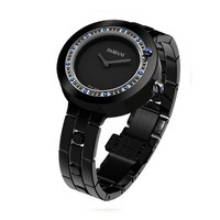 Damiani BELLE EPOQUE Black Ceramic and Sapphires 30017763