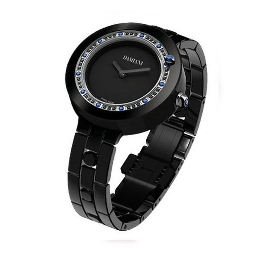 Damiani BELLE EPOQUE Black Ceramic and Sapphires 30017763