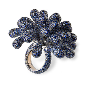 Cantamessa Clavette Ring blue R0730B