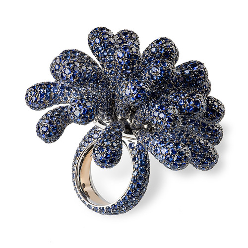 Cantamessa Clavette Ring blue R0730B