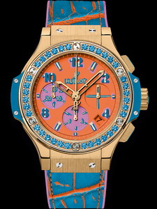 Hublot Big Bang Pop Art Yellow Gold Blue 41mm 341.VL.4789.LR.1207.POP15