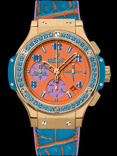 Hublot Big Bang Pop Art Yellow Gold Blue 41mm 341.VL.4789.LR.1207.POP15