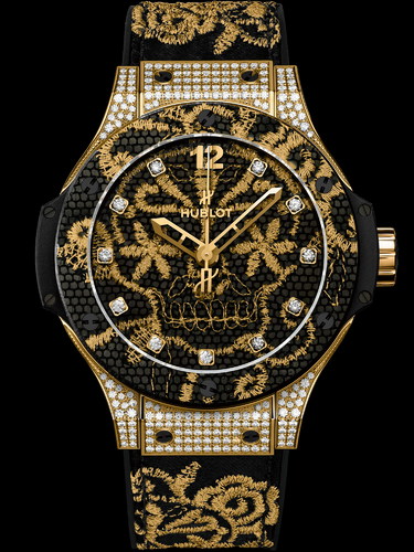 Hublot Big Bang 41 mm Broderie Yellow Gold Diamonds 343.VX.6580.NR.0804