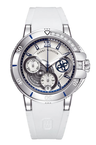 Harry Winston Ocean Sport Ladies' Chronograph 411/LCA38ZC.WD/D01