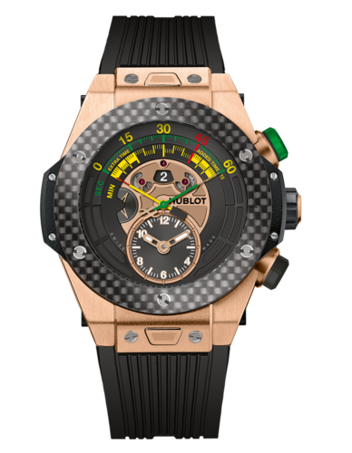 Hublot Big Bang 45 MM Unico Bi-Retrograde Chrono King Gold Carbon 412.OQ.1128.RX