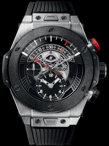 Hublot Big Bang 45 mm Unico Bi-Retrograde Chrono Titanium Ceramic 413.NM.1127.RX