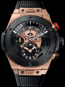 Hublot Big Bang 45 mm Unico Bi-Retrograde Chrono King Gold Ceramic 413.OM.1128.RX