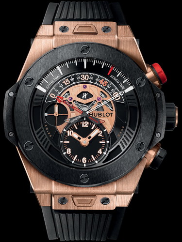 Hublot Big Bang 45 mm Unico Bi-Retrograde Chrono King Gold Ceramic 413.OM.1128.RX
