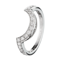 Boucheron Ava Pear Wedding Band