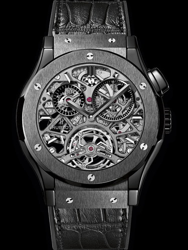 Hublot Classic Fusion Tourbillon Skeleton All Black 45mm 506.CM.0140.LR