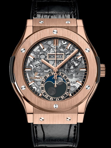 Hublot Classic Fusion Aerofusion Moonphase King Gold 45mm 517.OX.0180.LR