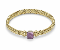 Fope браслет FLEX'IT VENDOME Yellow Gold Citrine 561B PTR1M