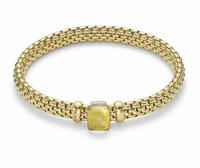 Fope браслет FLEX'IT VENDOME Yellow Gold Citrine 561B PTR2M