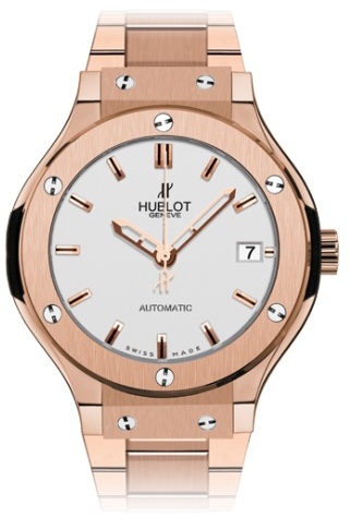 Hublot Classic Fusion 38 mm King Gold Opalin Bracelet 565.OX.2610.OX