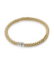 Fope браслет FLEX'IT SOLO Yellow Gold Diamond 623B BBRM