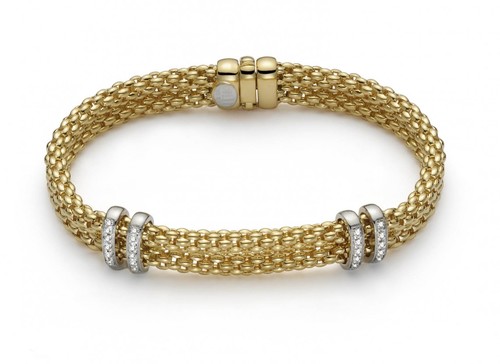 Fope браслет MAORI Yellow Gold Diamonds 862B BBR
