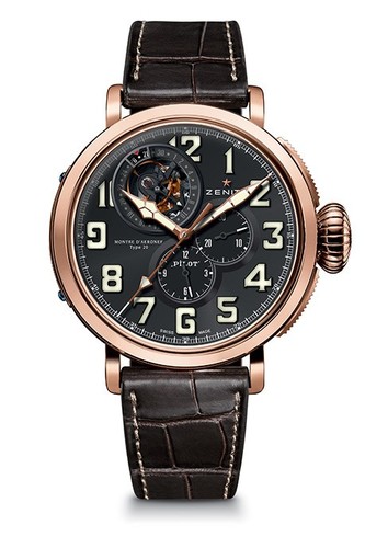Zenith Pilot Montre Aeronef Type 20 TOURBILLON 48 ММ 87.2430.4035/21.C721