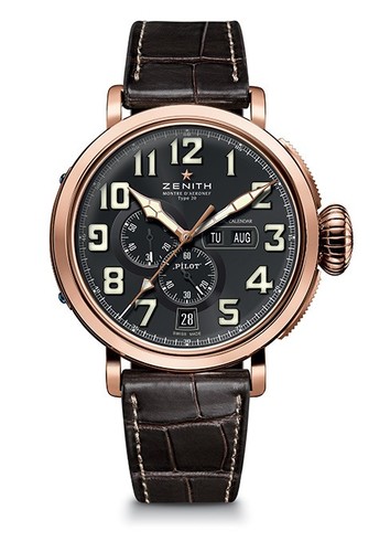 Zenith Pilot Montre Aeronef Type 20 Annual Calendar 48 ММ 87.2430.4054/21.C721