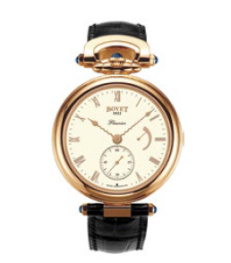 Bovet Fleurier 43 Amadeo (RG / Ivory / Leather Strap) AF43001