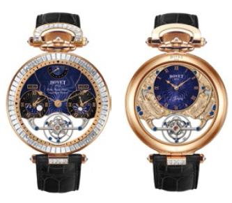 Bovet Fleurier Amadeo 46 Rising Star Triple Time Zone Tourbillon Reversed Hand-Fitting AIRS007-SB123