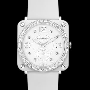 Bell & Ross BR S White Ceramic Phantom & Diamond