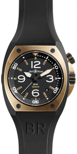 Bell & Ross BR 02-92 Pink Gold & Carbon