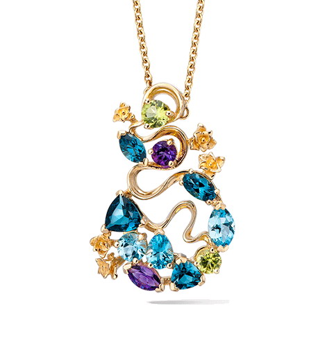 Колье Carrera y Carrera Gecko Necklace DA14106 019925