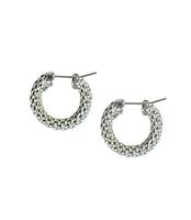 Fope серьги LUCI White Gold Hoop Earrings F85
