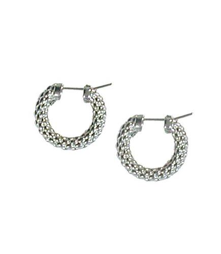 Fope серьги LUCI White Gold Hoop Earrings F85