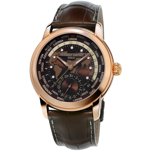Frederique Constant Classic Manufacture Worldtimer FC-718BRWM4H4