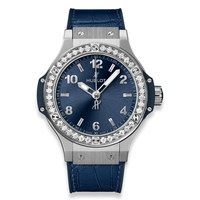 Hublot Big Bang Steel Blue Diamonds 38 mm 361.SX.7170.LR.1204