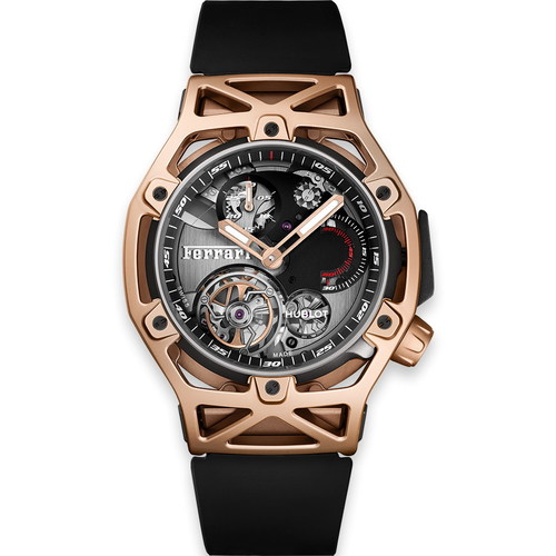 Hublot Techframe Ferrari Tourbillon Chronograph King Gold 45 mm 408.OI.0123.RX