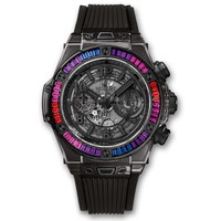Hublot Big Bang Unico All Black Sapphire Galaxy 45mm 411.JB.4901.RT.4098