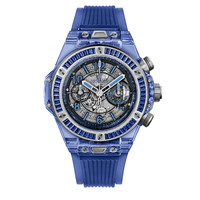 Hublot Big Bang Unico Blue Sapphire Baguettes 45 mm 411.JL.4809.RT.1901