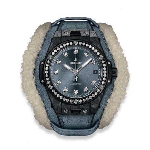 Hublot Big Bang One Click Frosted Carbon Diamonds 39mm 465.QK.7170.VR.1204.ALP18