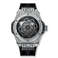 Hublot Big Bang Sang Bleu Steel Diamonds 39mm 465.SS.1117.VR.1204.MXM17