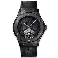 Hublot Classic Fusion Tourbillon Power Reserve 5 Days Berluti Scritto All Black 45mm 505.CM.0500.VR.BER17